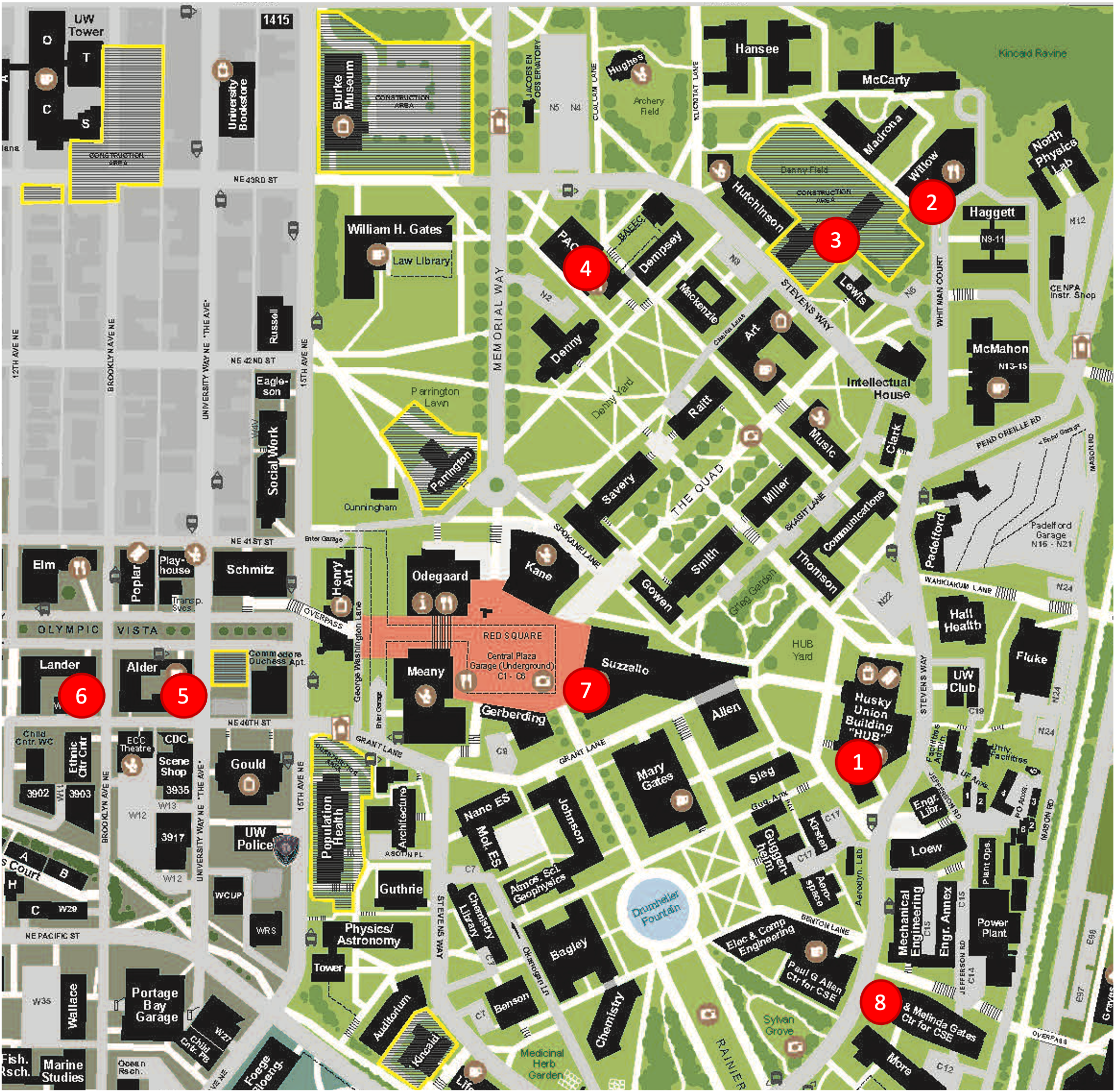 campus dining options